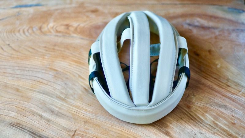 クラシックなバイクスタイルに ヘルメットカスク ベージュ XL 66cm 
