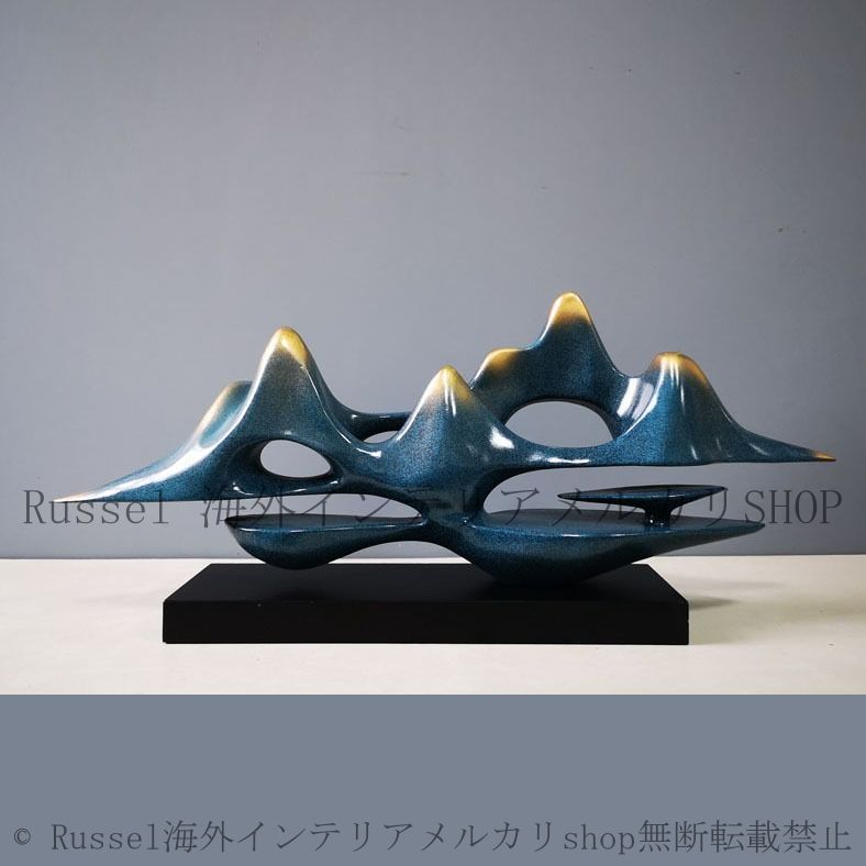 モダンアート 白い抽象彫刻 抽象アート オブジェ