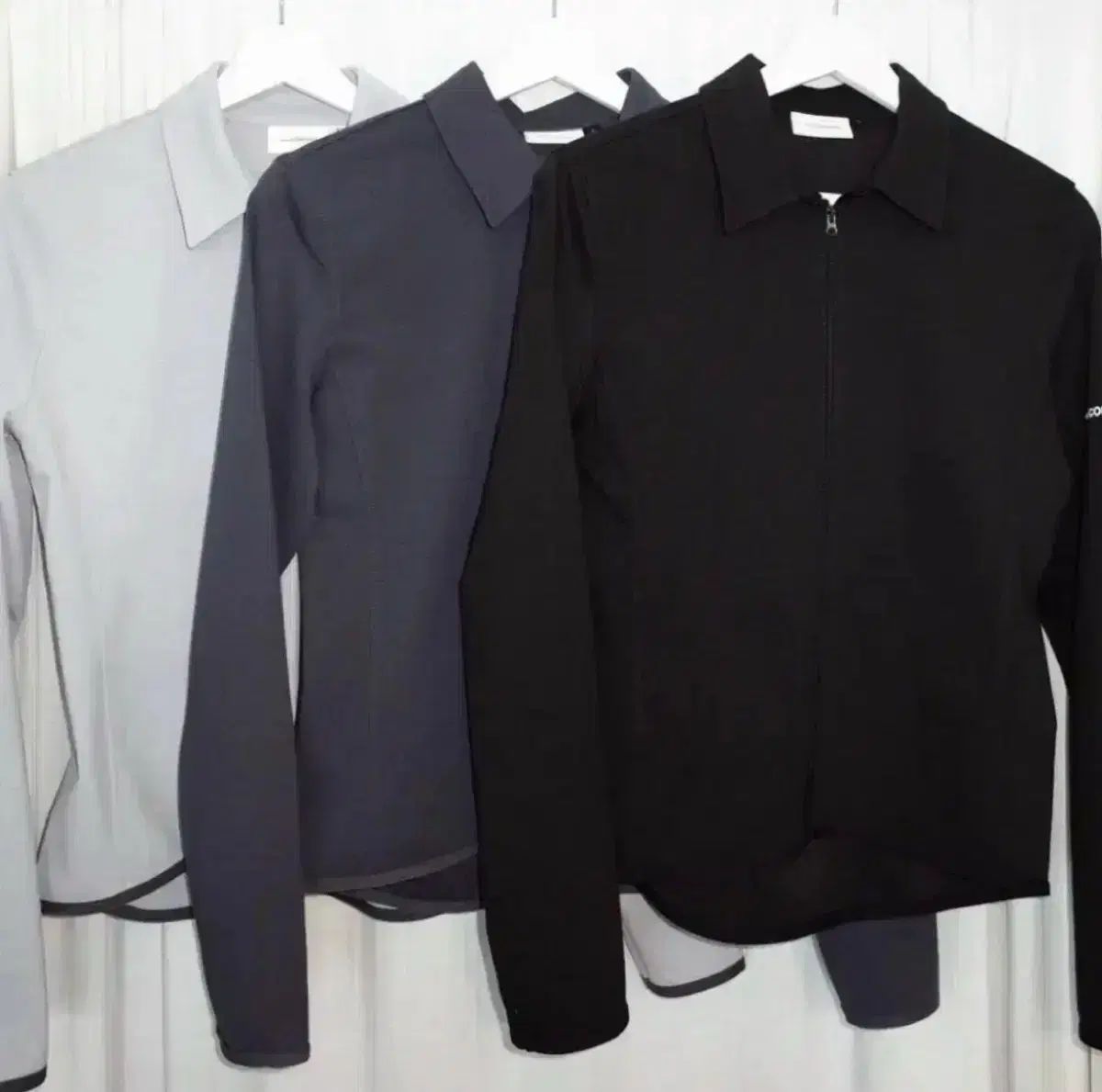 ジチョイ 23-002 ジップアップ グレー