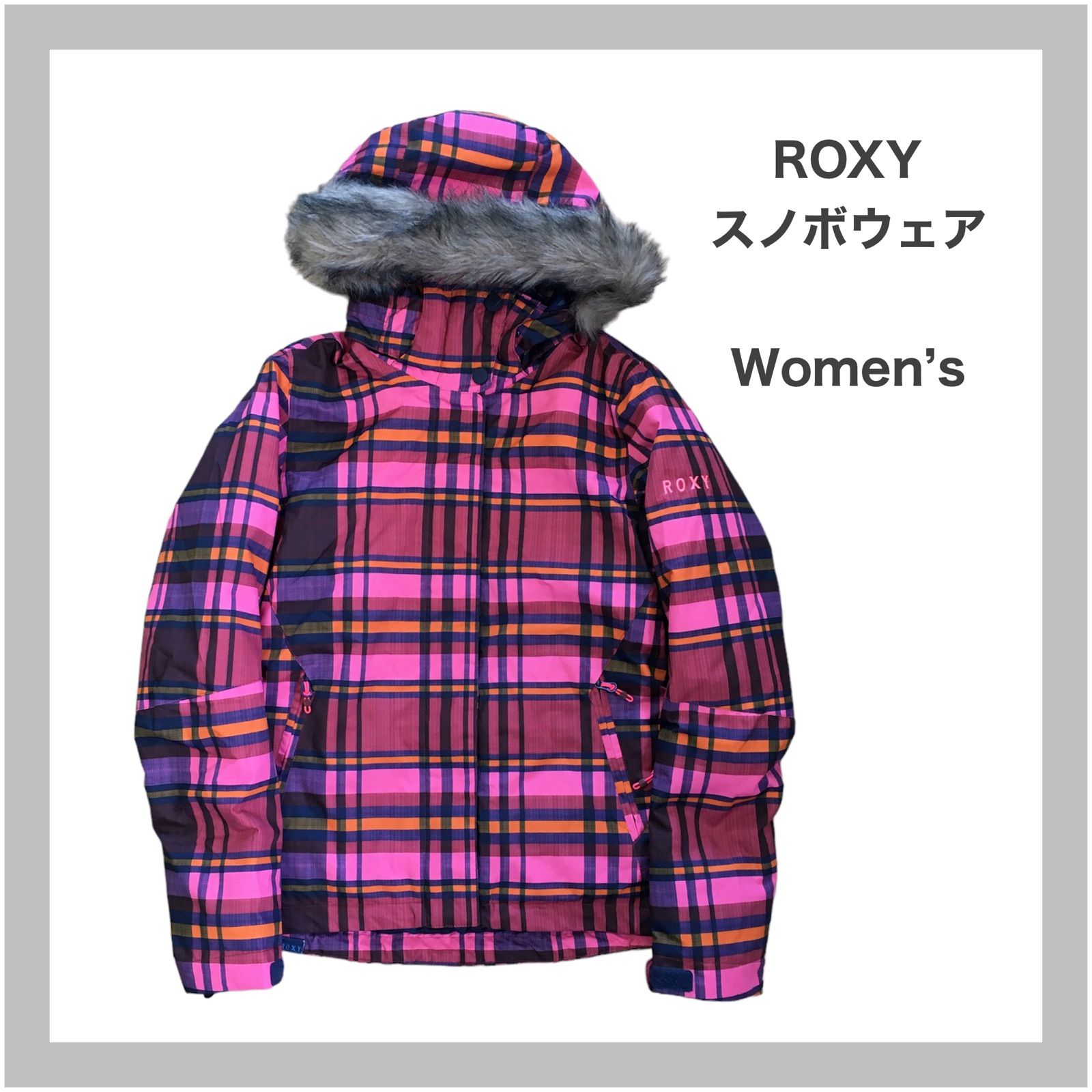 ROXY ロキシー スノボウェア スキーウェア チェック柄 S | www.agb.md