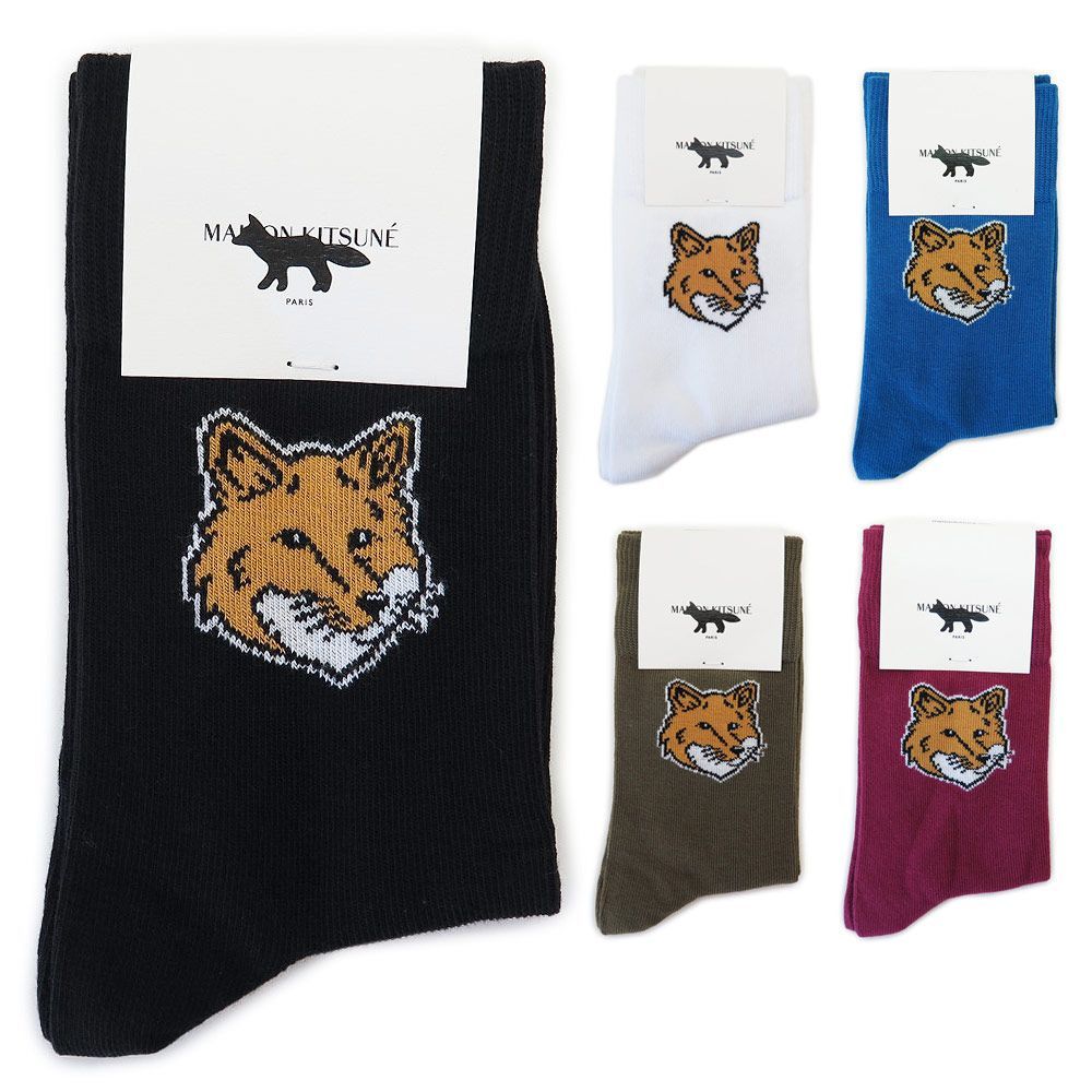 MAISON KITSUNE（メゾンキツネ）コットンソックス 靴下 org.jpg
