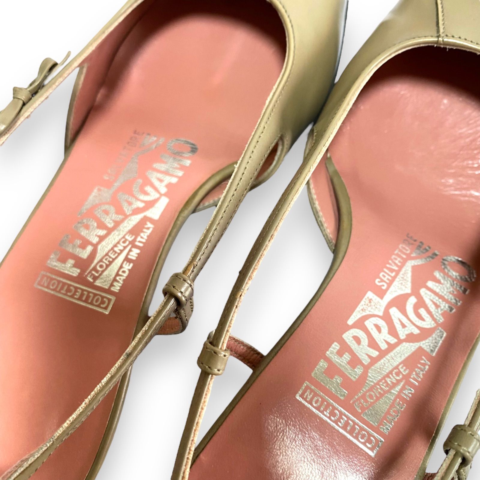 Salvatore Ferragamo サルバトーレフェラガモ ミュール 茶系 サルヴァトーレフェラガモ(Salvatore Ferragamo)サルヴァトーレ
