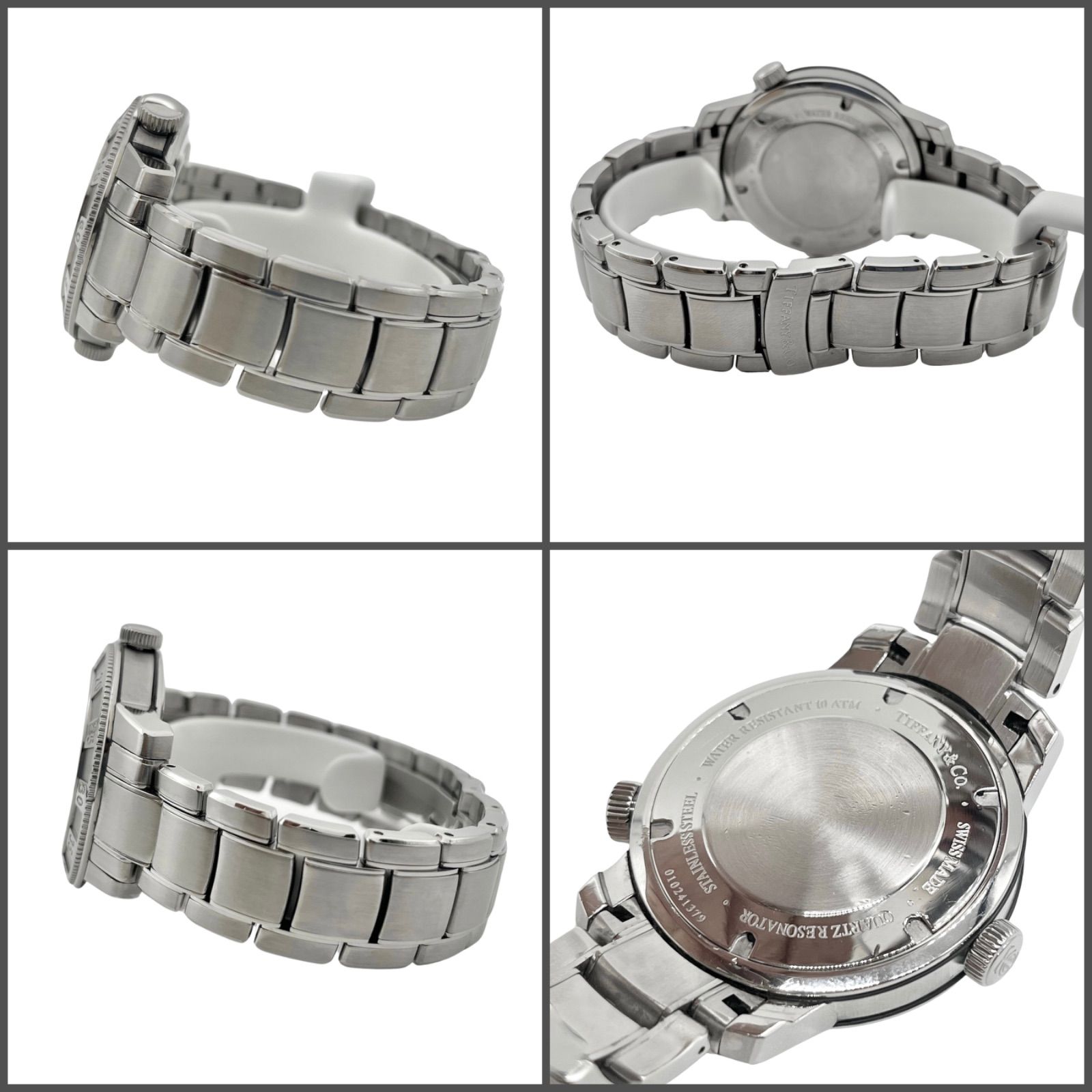 点検済】TIFFANY&Co. ティファニー マークT-57 クォーツ 腕時計 