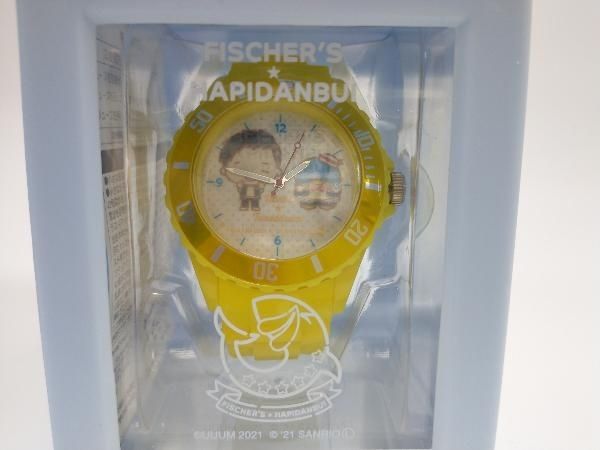 稼働 未使用品 フィッシャーズ × はぴだんぶい コラボ 腕時計 6