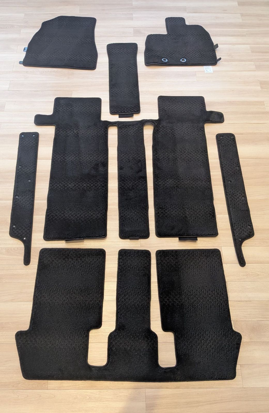 80系ノア ヴォクシー エクァイア 7人乗りガソリン車用 フロアマット ブラック