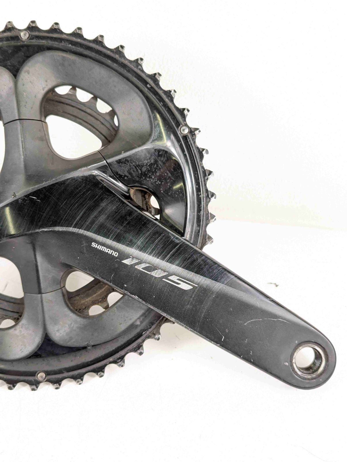 並品】Shimano シマノ 105 FC R7000 50-34t 170mm クランク
