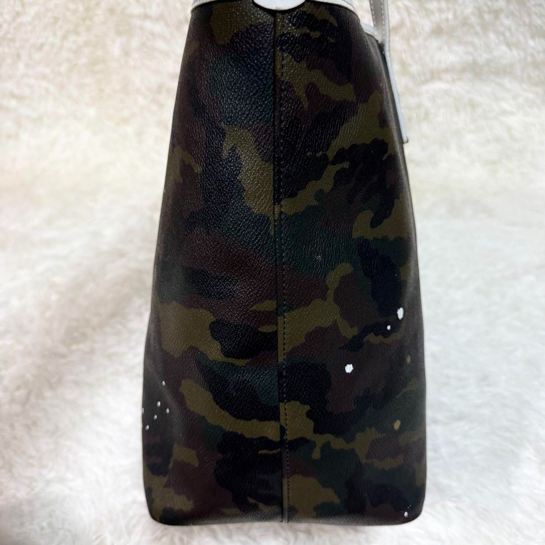 ジャンティバンティ ハンドバッグ カムフラ 鞄 ペイント ジャンティバンティ カモフラペイントレザーハンドバッグ PVC