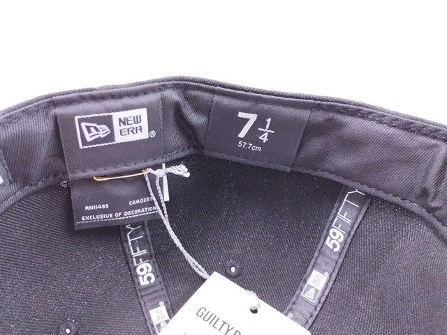 W372 WACKO MARIA×NEW ERA ワコマリア × ニューエラ キャップ 7 1|4 57.7cm ブラック 59FIFTY | Q