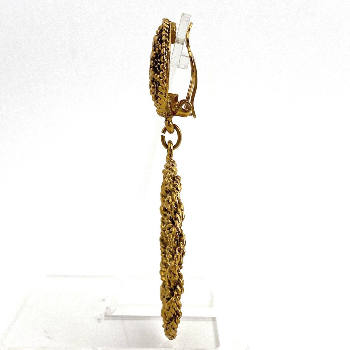 シャネル CHANEL ココマーク イヤリング ラウンド スイング イヤリング GP ゴールド レディース