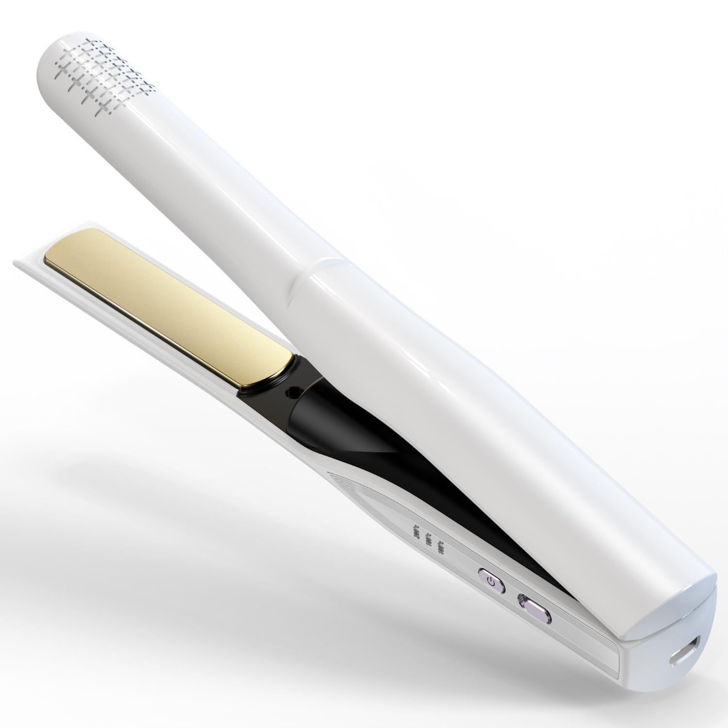 ミニヘアアイロンカール 前髪用 160/180/200度設定小型 充電式 USB充電式 両用 2way 持ち運び カール 小型 前髪用誤起動防止ロック