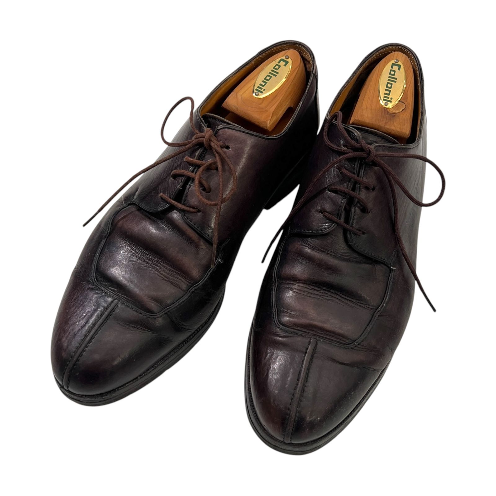Berluti ベルルッティ 523 Uチップ スプリットトゥ レースアップ シューズ 7/ダークブラウン