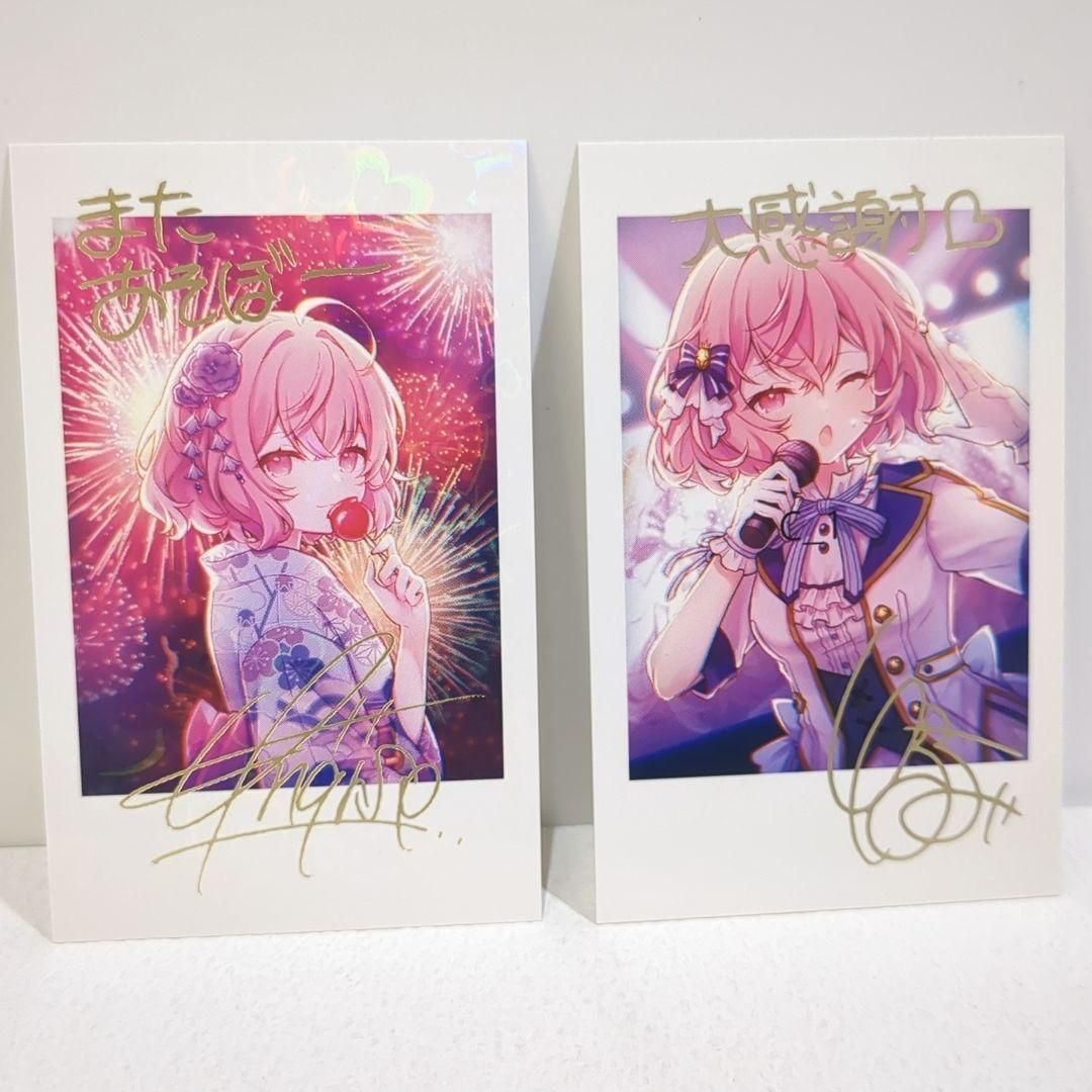 なるせ nqrse チェキ デジタルサイン メッセージ付き 箔押し だい