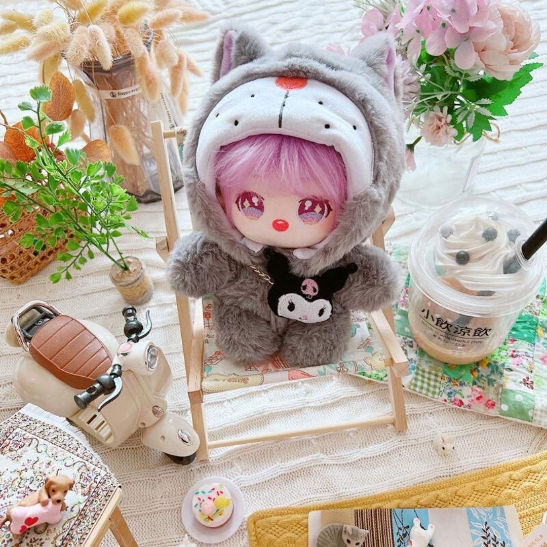 ぬい服 ちびぬい 20cm ぬいぐるみ服 韓国 推し活 猫 ネコ ねこ - メルカリ