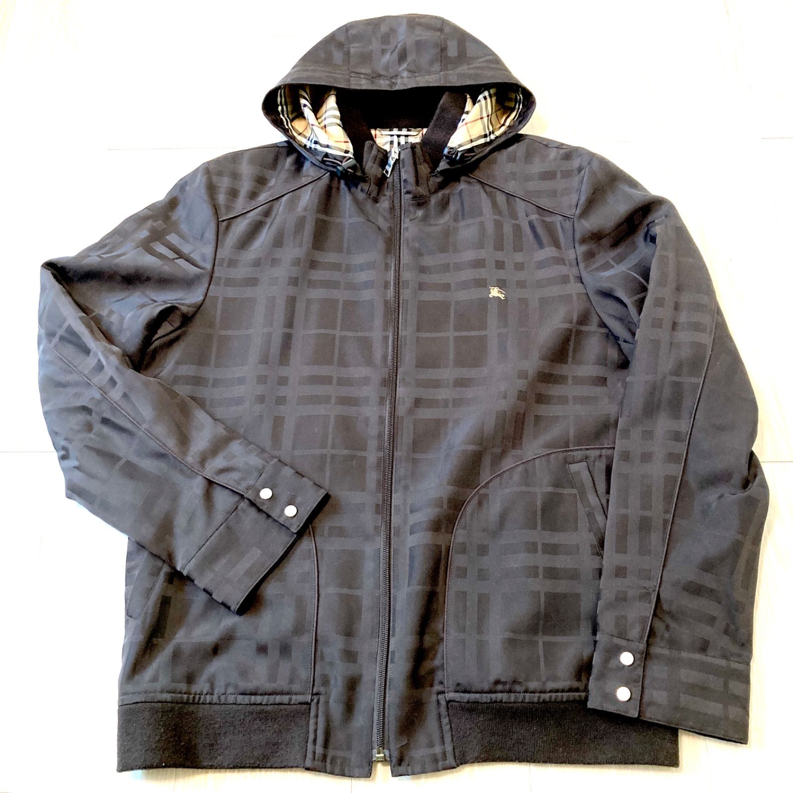 BURBERRY BLACK LABEL マウンテンパーカー ブラック BURBERRY バーバリー ブラックレーベル マウンテンパーカー