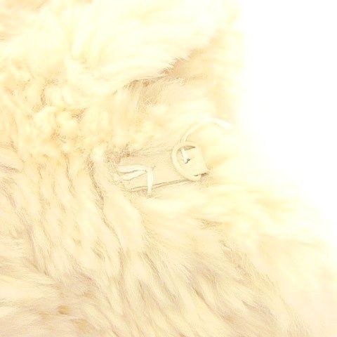 ソブ sov. ダブスタ ラビットファー ショート コート ジャケット 毛皮 アウター 白 ホワイト A0917 GULLKHAN_COM