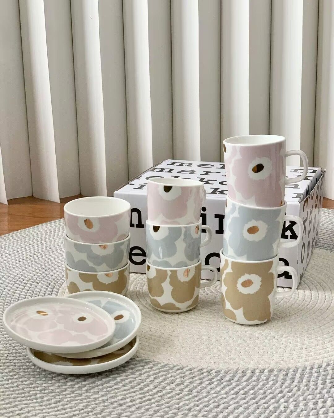 Marimekkoの食器のセット 四点セット