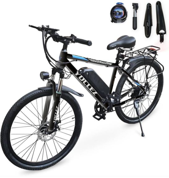 マウンテンバイク 26インチ アシスト自転車 36Vリチウムイオンバッテリ シマノ 7段変速 250Wモーター搭載 ディスクブレーキ 高炭素鋼 男女通用 通勤 通学防水機能