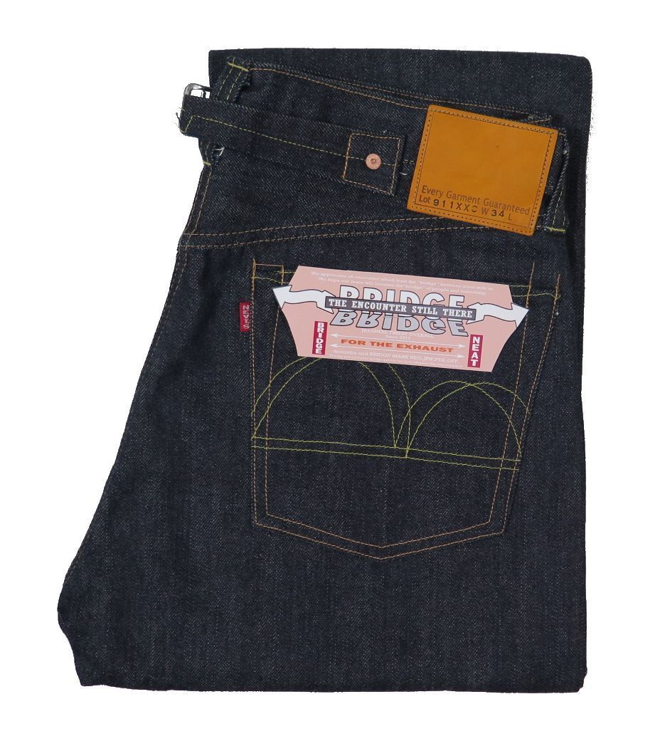 【Denimbridge × Neatstyle】 1930's BUCKLEBACK ストレートジーンズ 911XXC model 日本製 【送料無料】