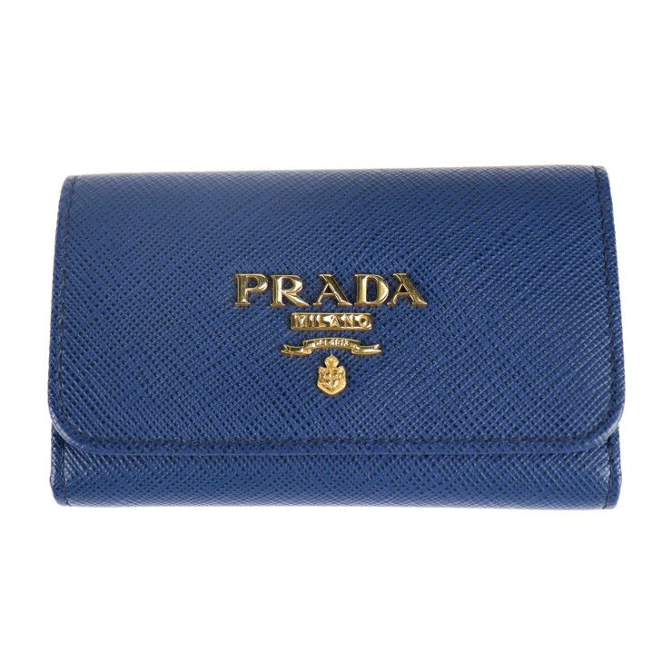PRADA 4連 キーケース 楽天市場】PRADA プラダ キーリング付きツートンリボン 4連キー