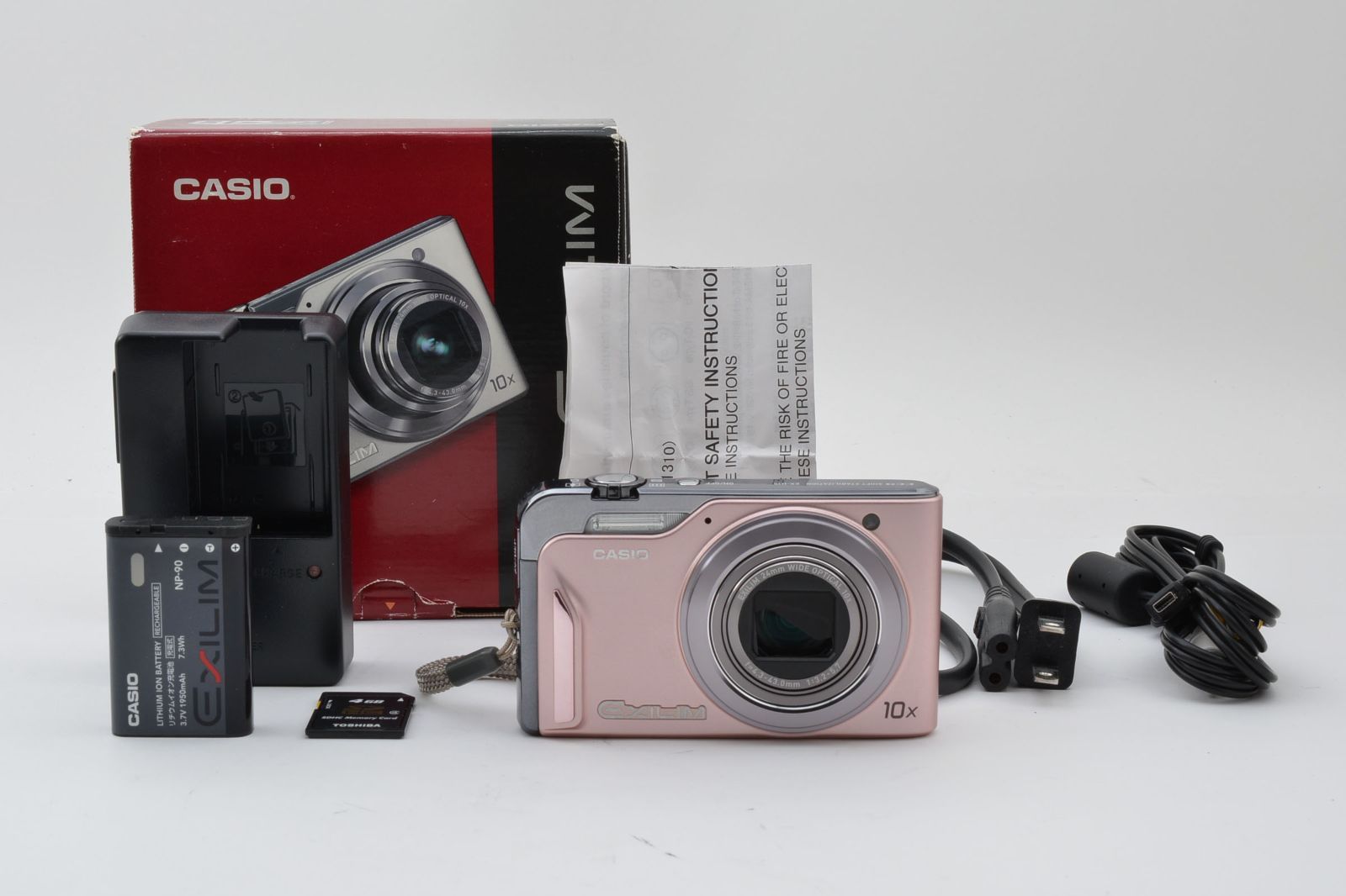 ☆箱付き動作品☆ カシオ CASIO EXILIM トップ EX-H15 ピンク