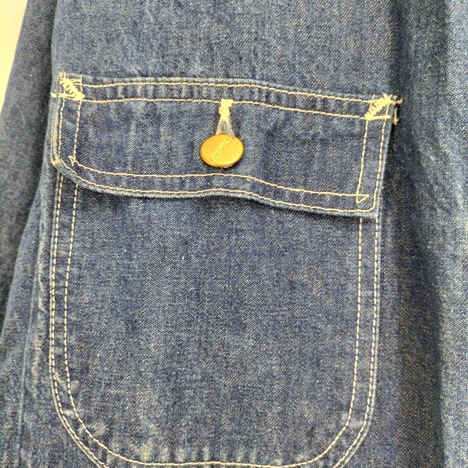カーハート デニムミシガンチョアコート カバーオールUSA星タグ80〜90S 楽天市場】80~90年代 カーハート Carhartt ミシガンチョアコート