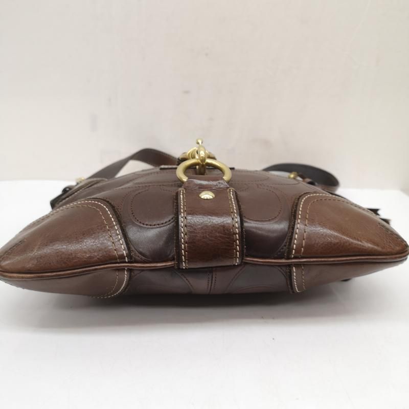 COACH コーチ ショルダーバッグ レザ― フリンジ ショルダー