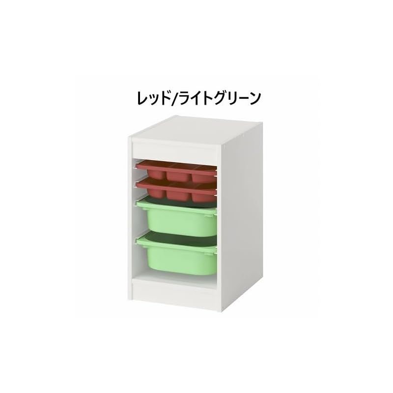 セット商品 IKEA イケア 収納コンビネーション ホワイトトレイx2個 ボックスSサイズx2個 34x44x56cm v0066 TROFAST トロファスト ホワイト 0 TALLINNNEXPO_COM