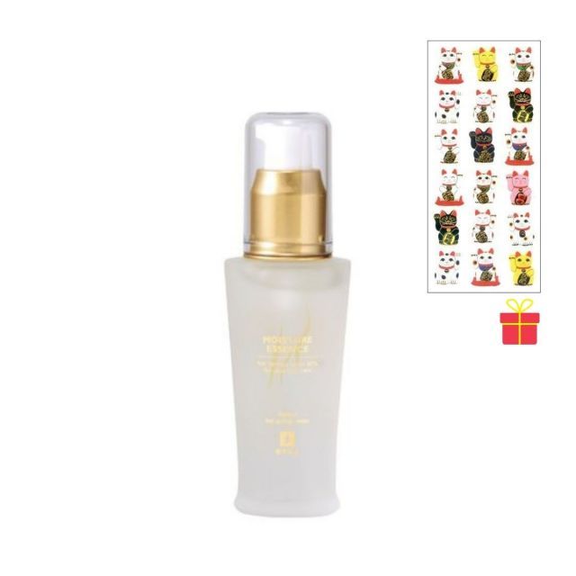 【温泉コスメ】観音温泉 モイスチャーエッセンス 40ml【12個セット】【金運招き猫シール1枚付】美容液 温泉水配合 ヒアルロン酸 国産