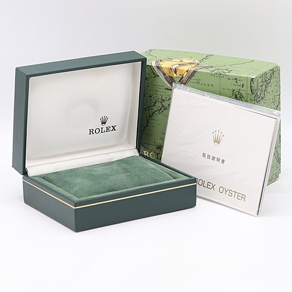 良品 ロレックス 空箱/BOX 腕時計用 グリーンカラー レディース/メンズ 正規/純正品】ROLEX ロレックス 空箱 BOX ケース 緑×グリーン