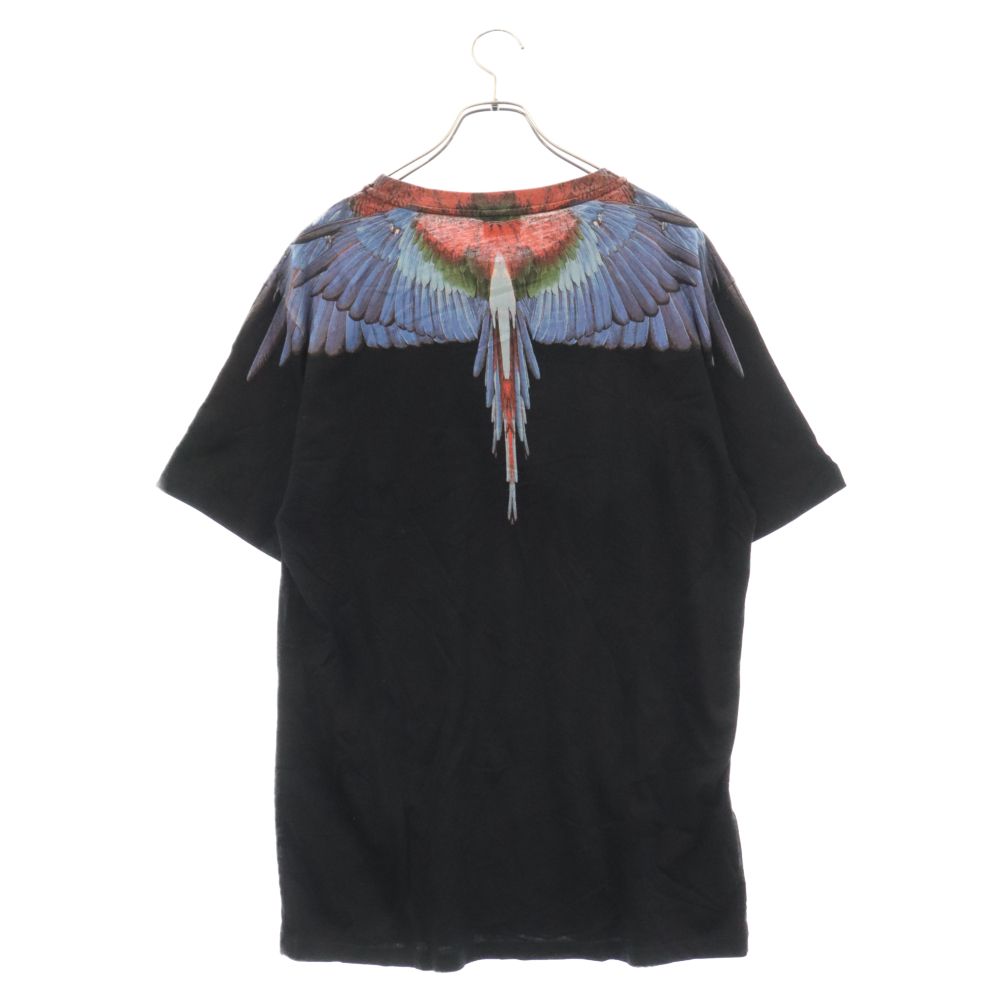 未使用 MARCELO BURLON FEATHER Tシャツ 【Lサイズ】WH×BK し