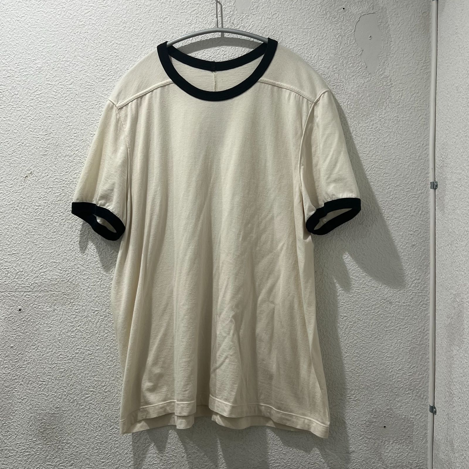 RICK OWENS リックオウエンス リンガーTシャツ ホワイト系（画像