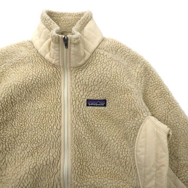 Patagonia レトロX フリースジャケット M クリーム ポリエステル 
