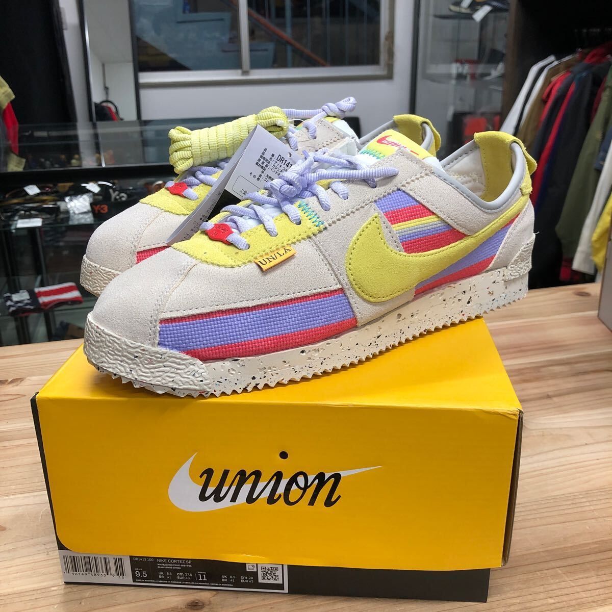 GQ966◇Union / NIKE : Cortez SP ◇27.5◇Lemon Frost DR1413-100 定価￥15400- ユニオン  ナイキ コルテッツ - メルカリ