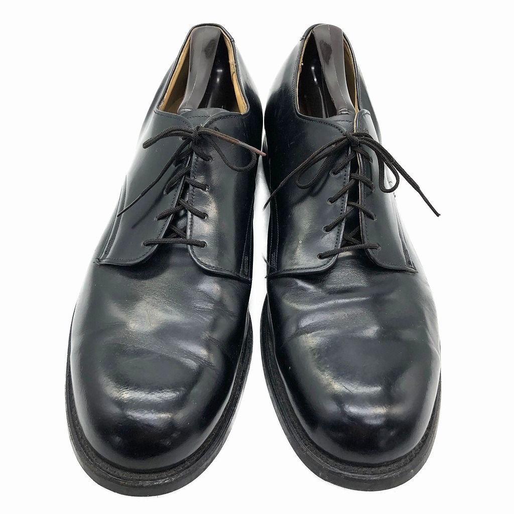 80年代 米軍実物 U.S.NAVY INTERNATIONAL SHOE CO. サービスシューズ レザーシューズ ブラック (メンズ 9 1/2  R) 中古 古着 KA0768 - メルカリ