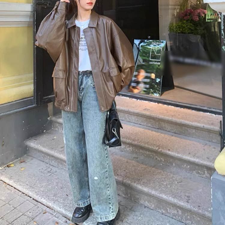 ドロップショートライダースジャケット ♡ダーリッチ darich ドロップショートライダースジャケット ブラック