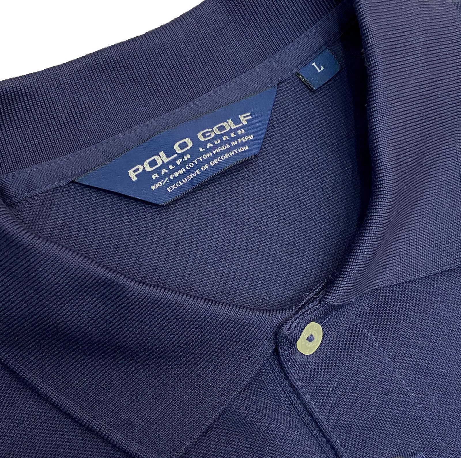 POLO GOLF ネイビー ポロシャツ POLO GOLF）テーラード フィット パフォーマンス ポロシャツ