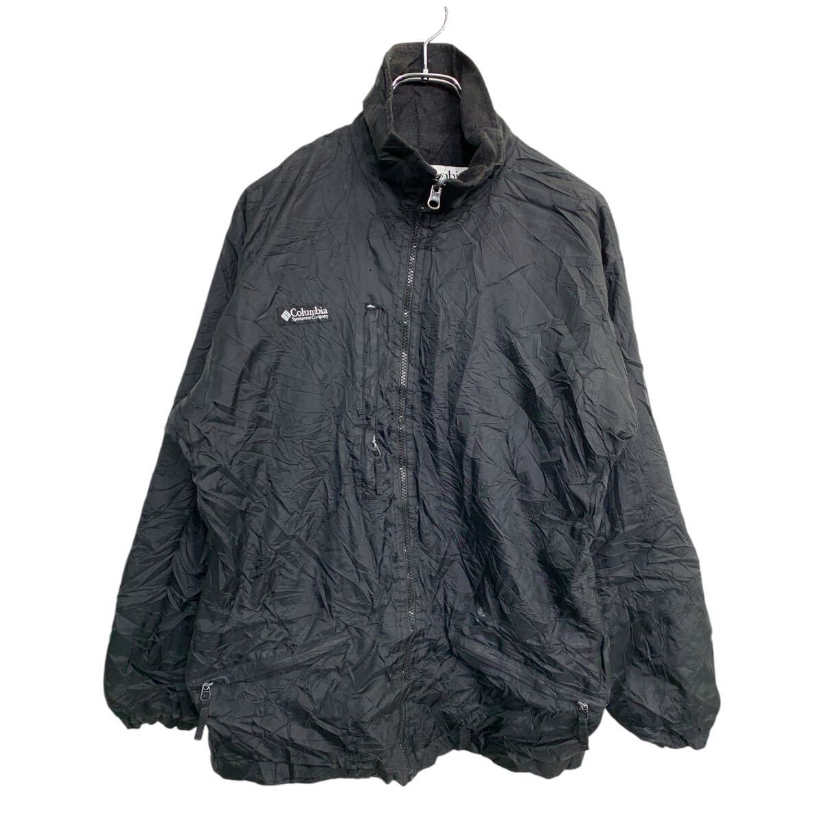 Columbia ナイロンジャケット Sサイズ コロンビア ブラック 古着卸