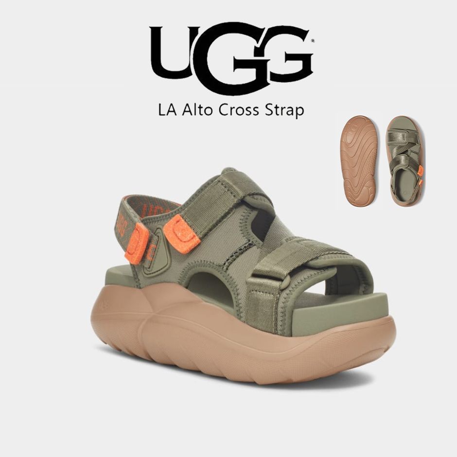 UGG LA Alto Cross Strap レディース サンダル 厚底 LA アルト クロス ストラップ Shaded Clover