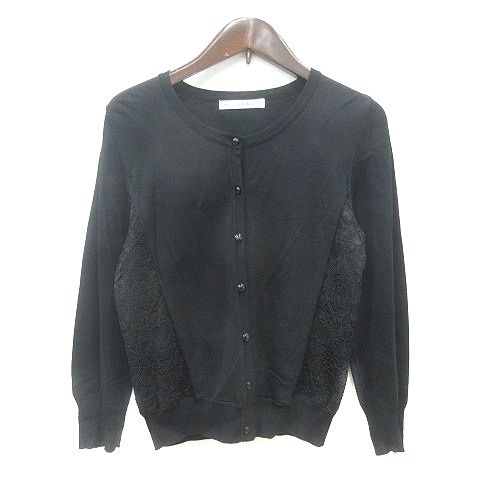 M-premier - 【新品 タグ付き】エムプルミエブラック カーディガン エムプルミエ ブラック M-Premier BLACK カーディガン ニット