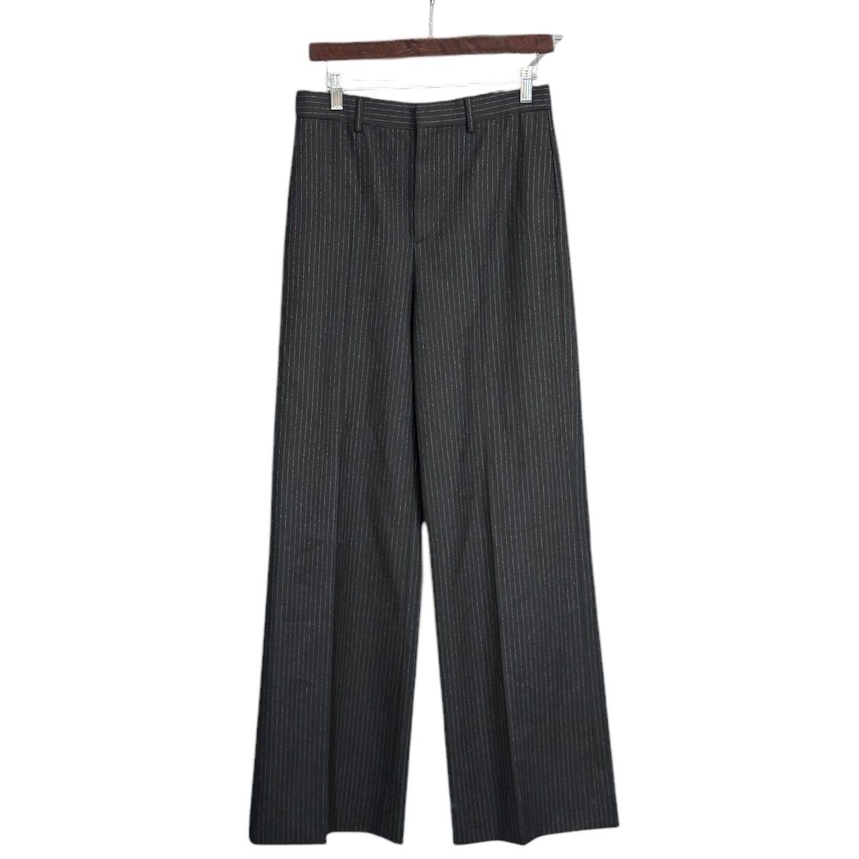 SAINT LAURENT PARIS ストライプ ウールスラックス 48 SAINT LAURENT PARIS ストライプ ウールスラックス 48