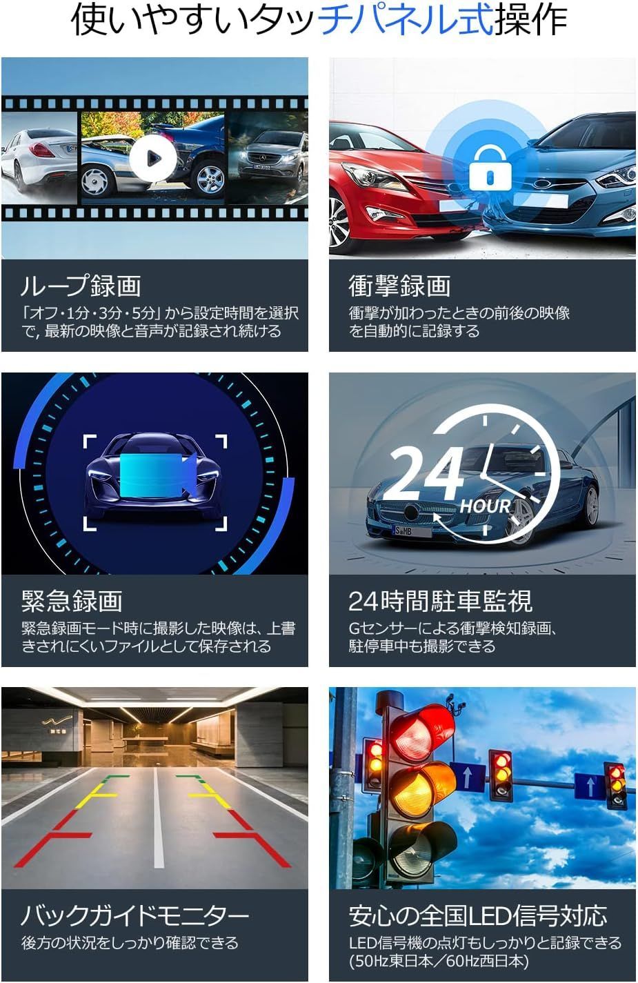 12インチIPS大画面