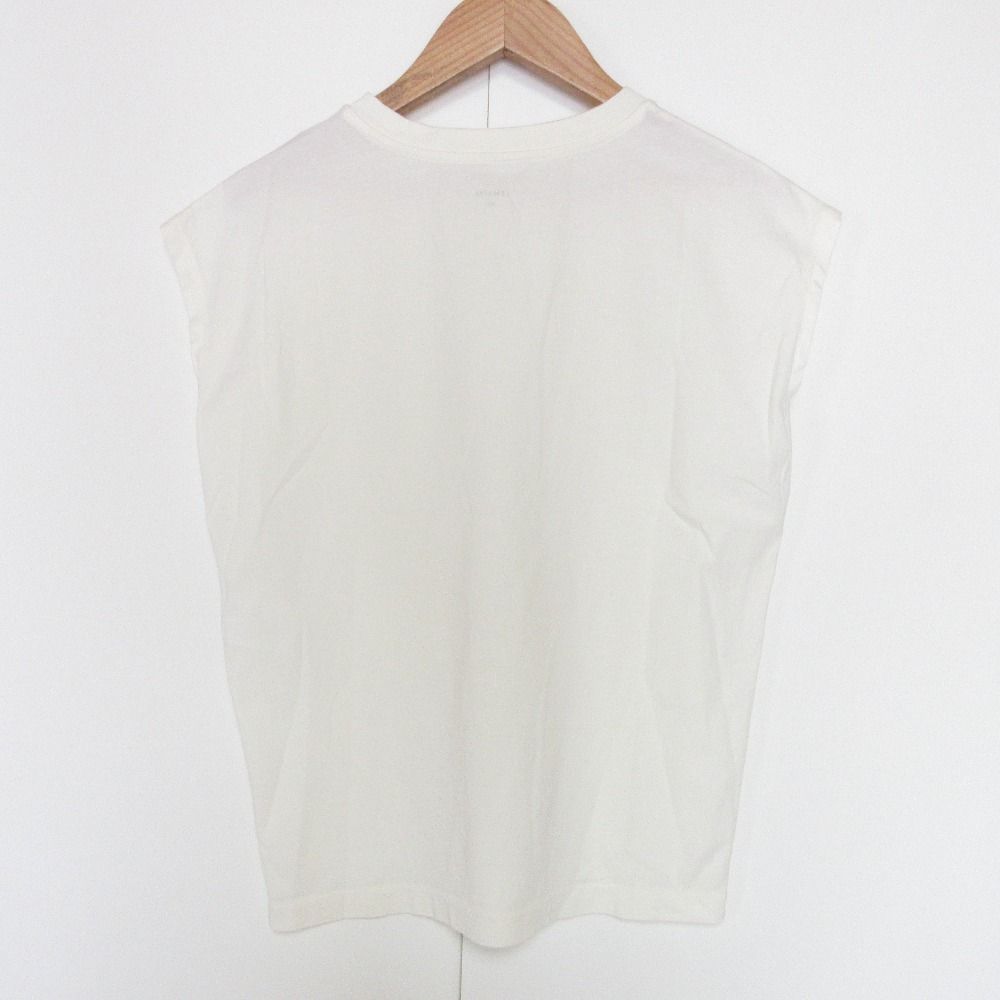 23 SS LEMAIRE ルメール ノースリーブ カットソー サイズXS ホワイト レディース 古着