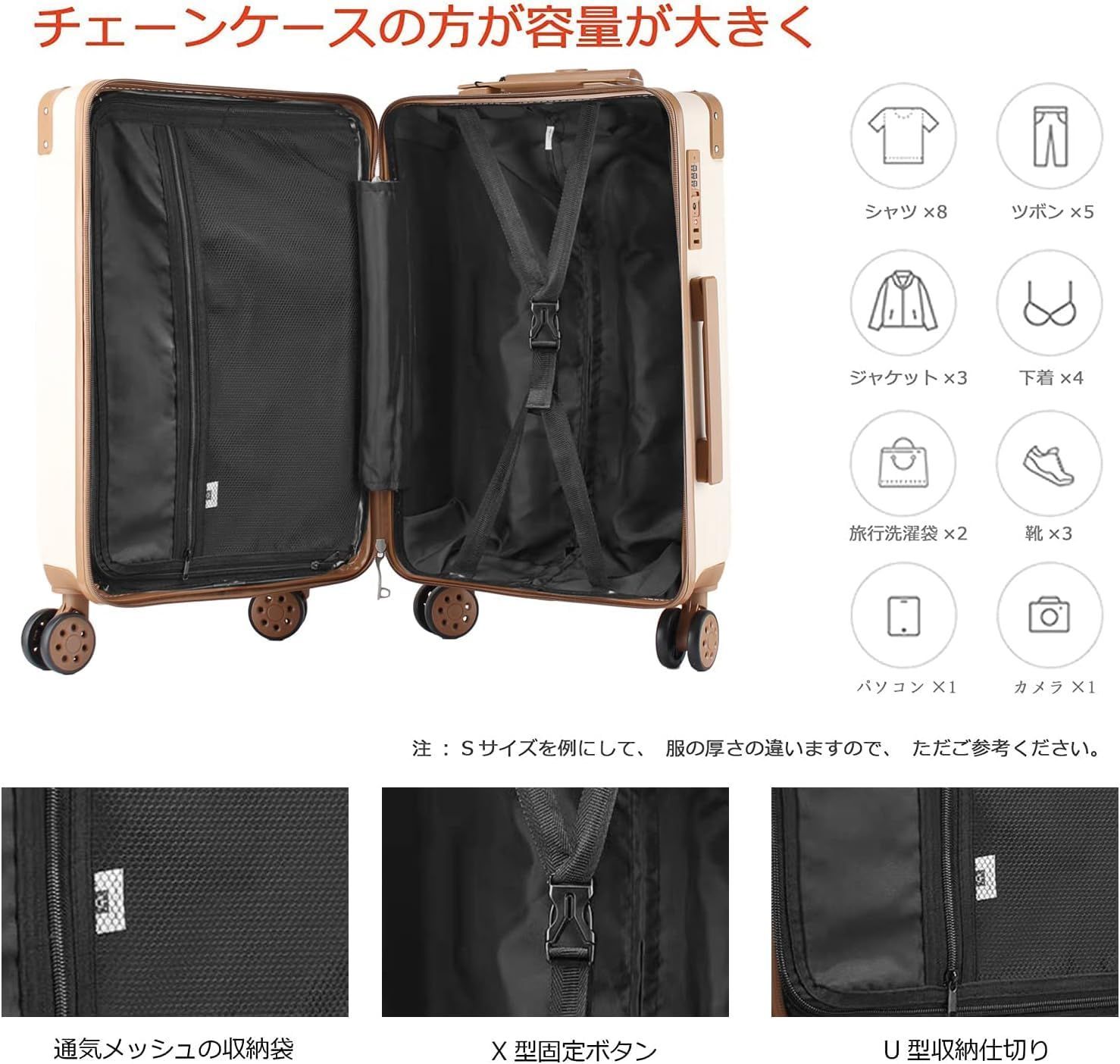 Xindzy] スーツケース キャリーバッグ キャリーケース 機内持込 TSA