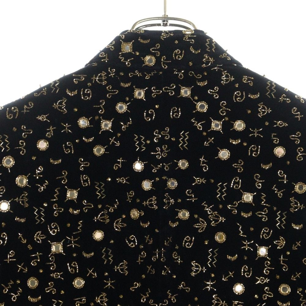 ✨レアデザイン✨イヴサンローラン ショート丈　羽織り　ベルト付き　総柄　36 サンローラン（SAINT LAURENT）新作バッグ【2021秋冬