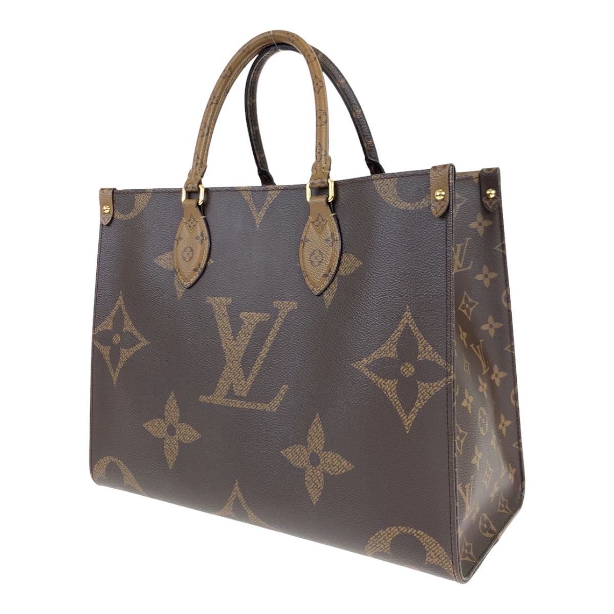 美品 LOUIS VUITTON ルイヴィトン モノグラム ジャイアント オンザゴーMM ブラウン 茶 PVC M45321 トートバッグ 肩掛け  2way レディース 403853 【中古】【中古】 - メルカリ