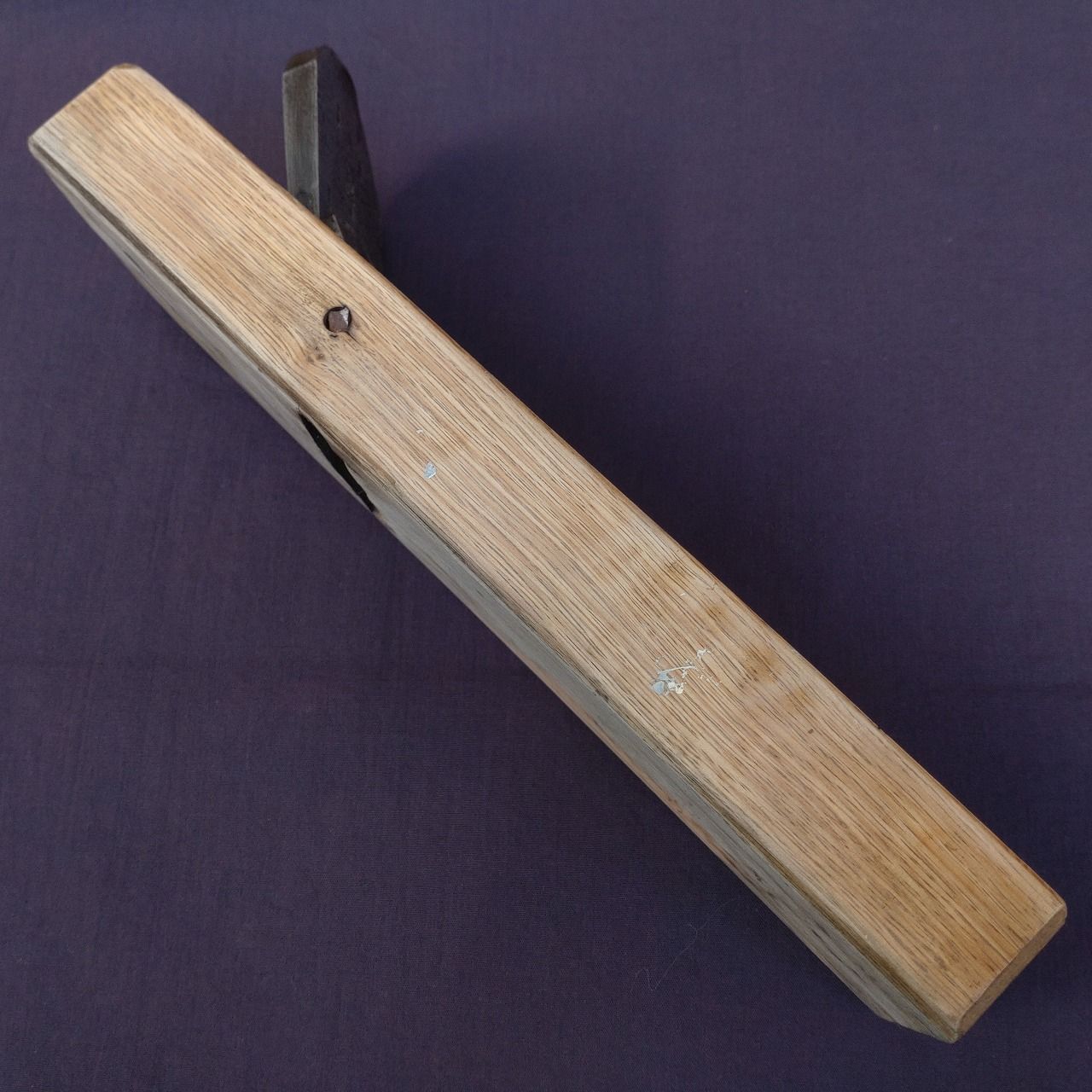 平鉋 暁雲 日本鉄 刃幅約67㎜ 台長約275㎜ 裏金 桜東洋 寸六鉋 寸6鉋