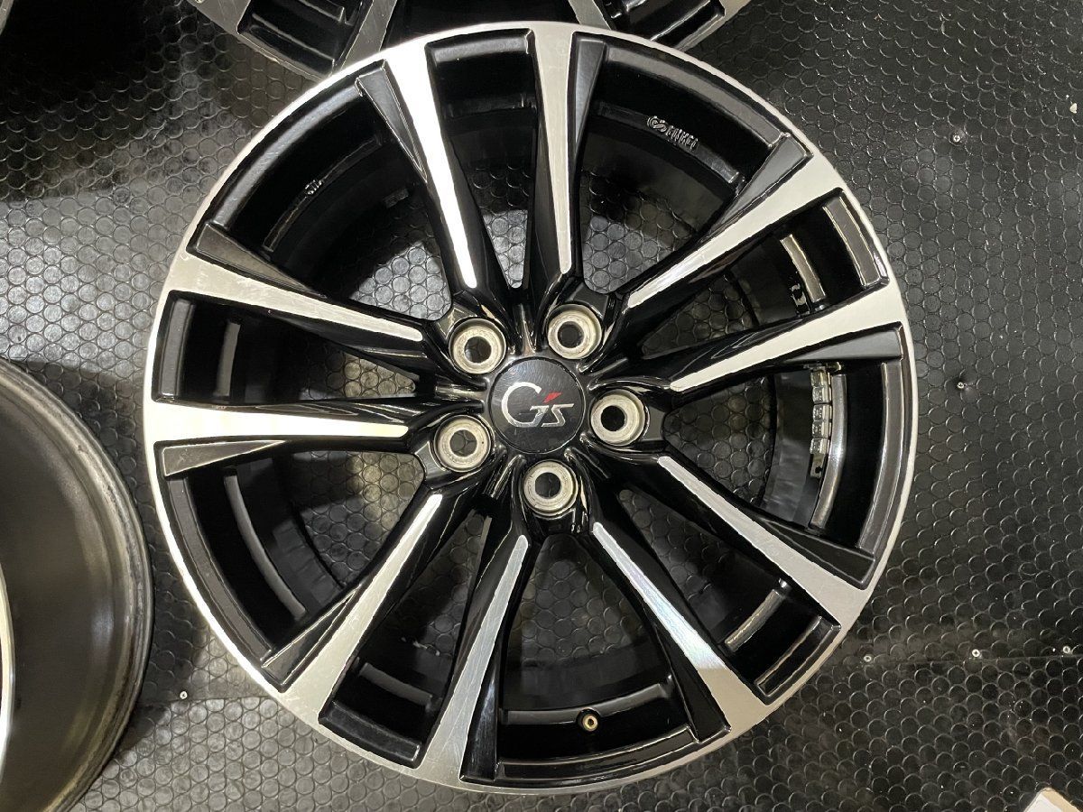 トヨタ プリウスα 純正OPホイール G'z 18インチ 4本 7.5J5HPCD114.3+42 希少 ヤリスクロス C-HR ハリアー アルファード等　(VHA455) クレジットカード QRコード決済可能 トヨタ プリウスα 純正OPホイール G'z 18インチ 4本 7.5J5HPCD114.3+