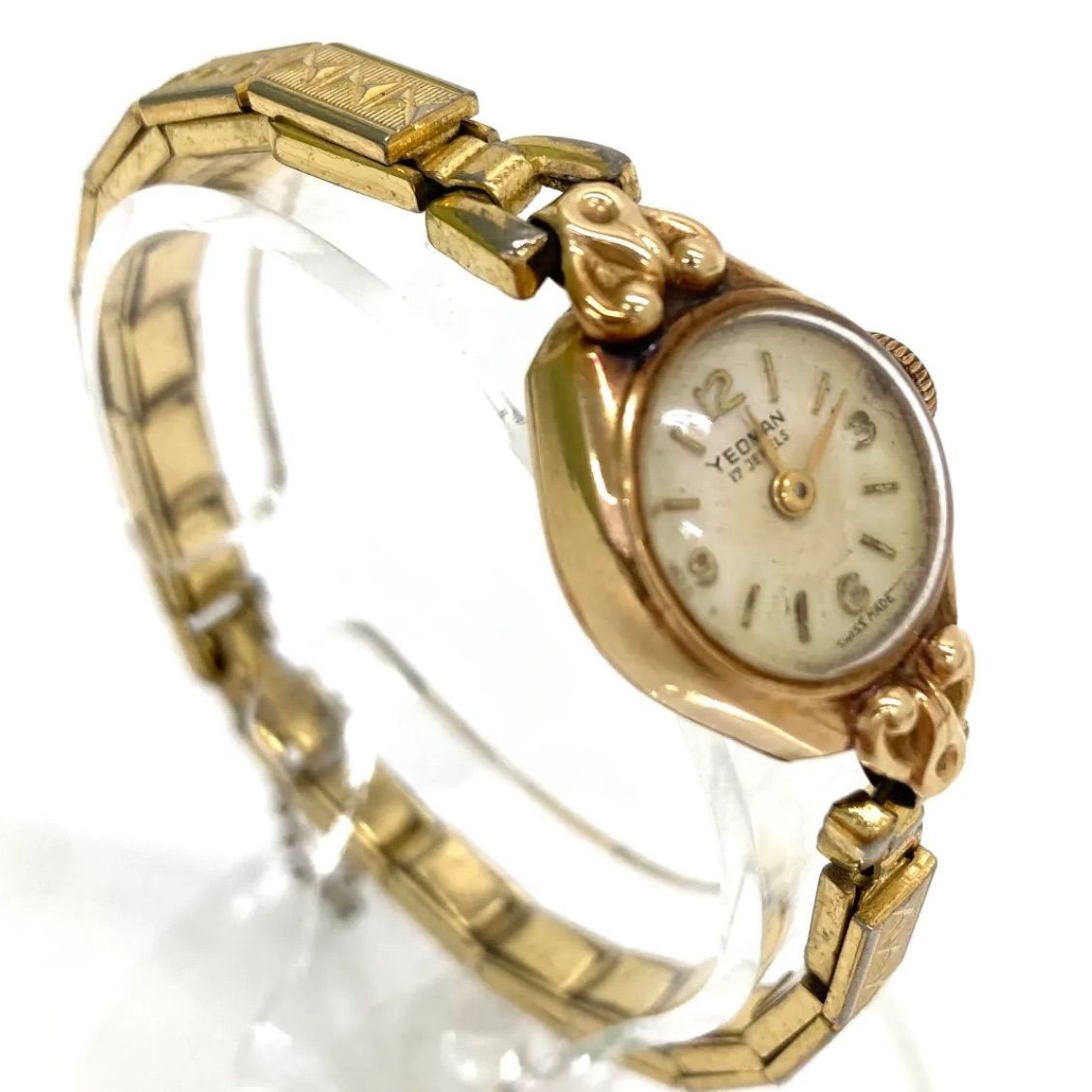 ◇YEOMAN◇ヨーマン 手巻き腕時計 17石 14KT.ALL GOLD 刻印 8821