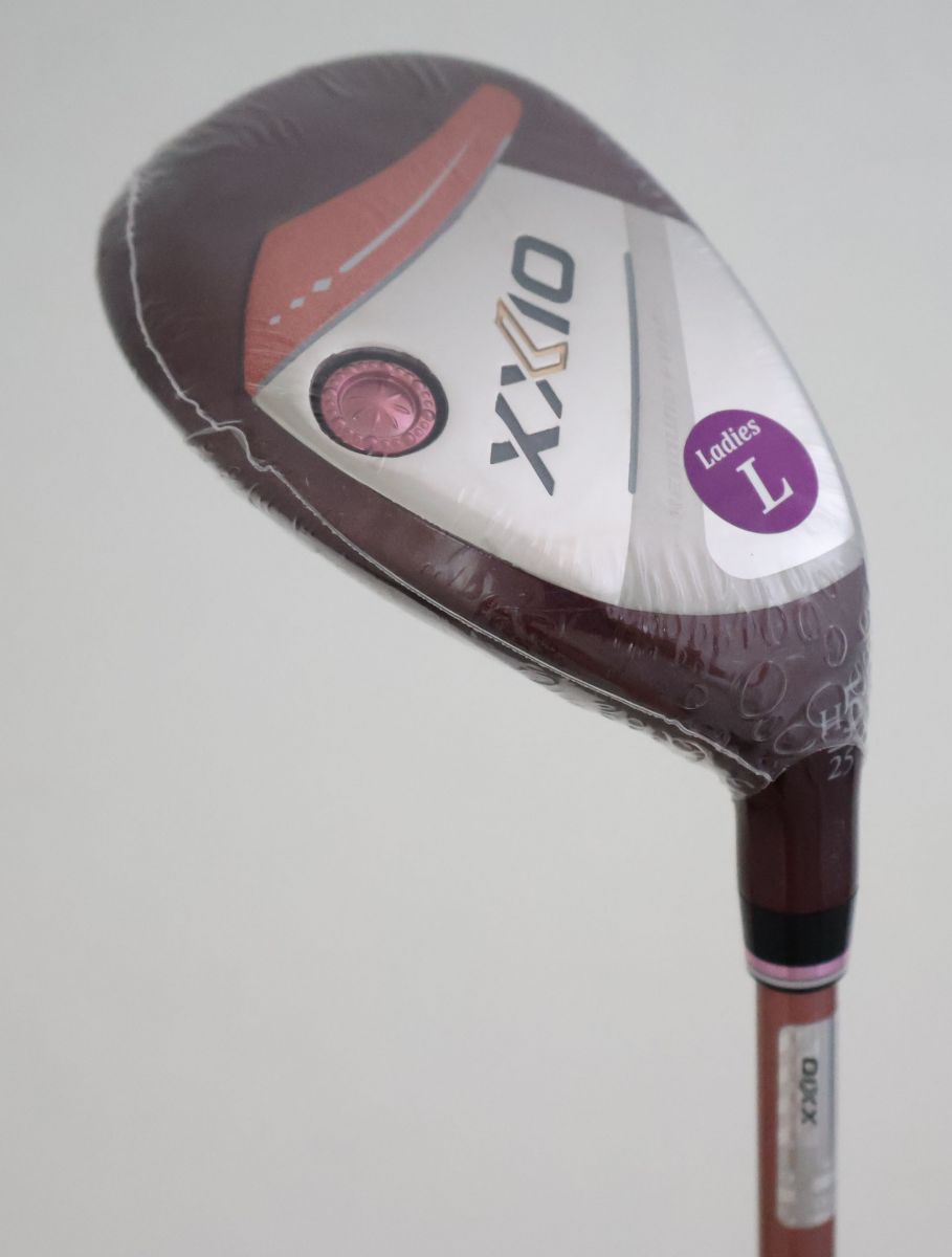 ● レディース 現行モデル ダンロップ ゼクシオ- XXIO- 13 サーティーン ユーティリティ ボルドー H5 25°MP1300カーボン L 82233