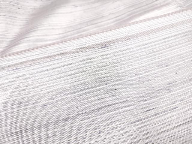 平和屋着物○上質な紬 伝統工芸 陽三彩 横段文 反端